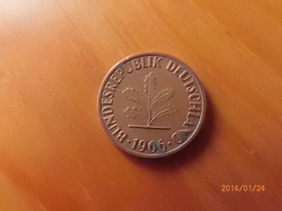 Revers 1pf, r 1966