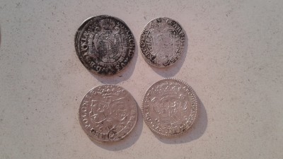 Polonia 6kr 2,5cm  Terezie 2,5cm stribro